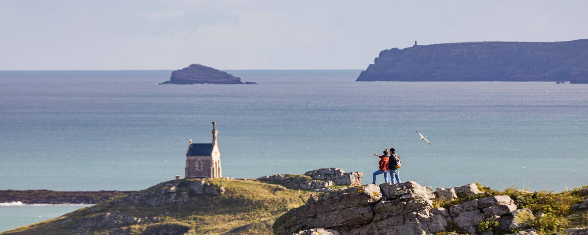 Balade sur le cap d'Erquy en amoureux