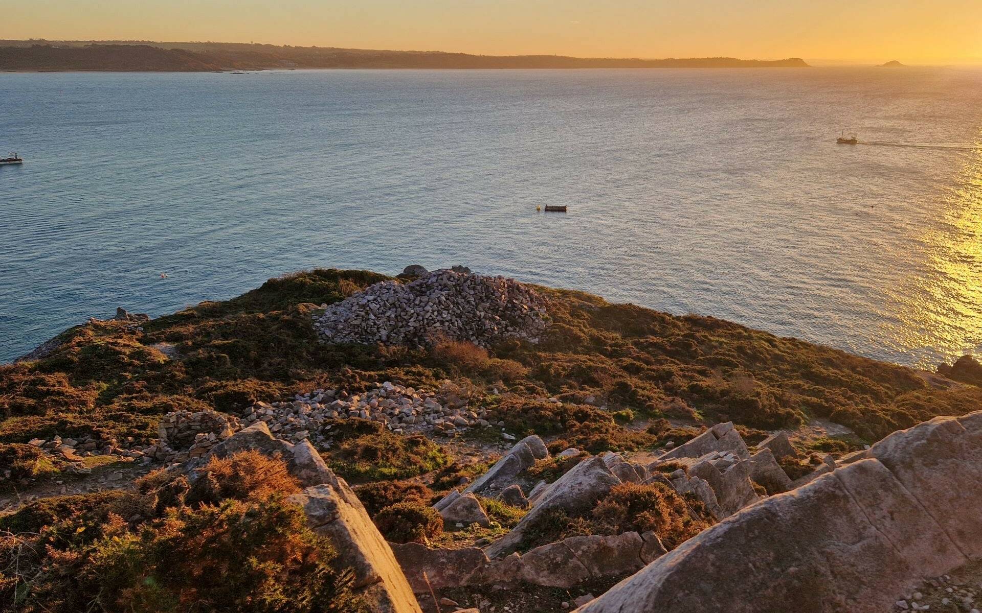 Cap d'Erquy Coucher de Soleil