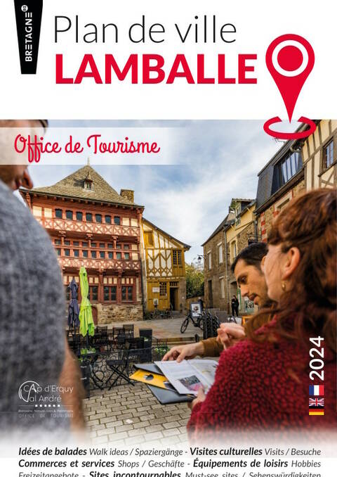 Plan de ville de Lamballe-Armor 2024