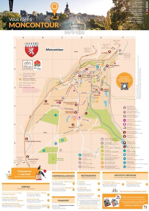 Map of Moncontour 2024